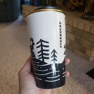 Rare Starbucks Holiday/Christmas Travel Tumbler, brand new!